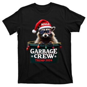 Christmas Maga Raccoon Garbage Crew Trump 2024 T-Shirt