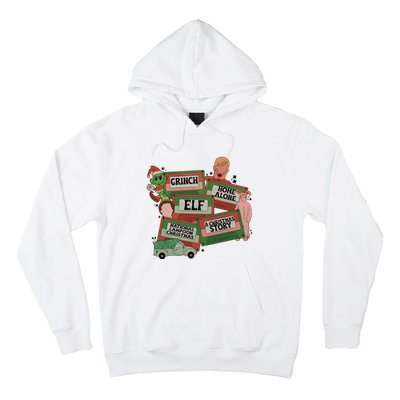 Christmas Movie Retro Caset Tapes Hoodie