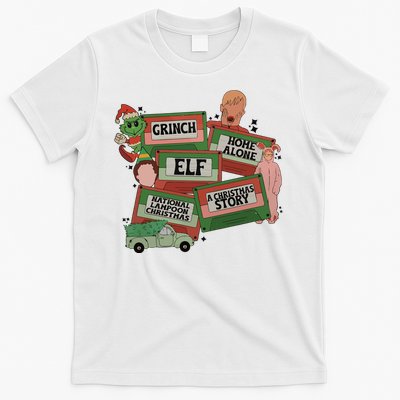 Christmas Movie Retro Caset Tapes T-Shirt