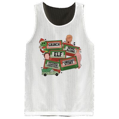 Christmas Movie Retro Caset Tapes Mesh Reversible Basketball Jersey Tank