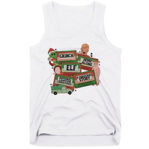 Christmas Movie Retro Caset Tapes Tank Top