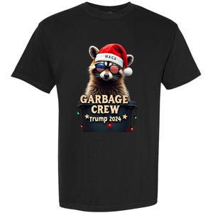 Christmas Maga Raccoon Garbage Crew Trump 2024 Garment-Dyed Heavyweight T-Shirt