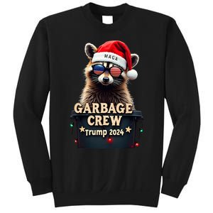 Christmas Maga Raccoon Garbage Crew Trump 2024 Sweatshirt