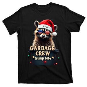 Christmas Maga Raccoon Garbage Crew Trump 2024 T-Shirt