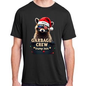 Christmas Maga Raccoon Garbage Crew Trump 2024 Adult ChromaSoft Performance T-Shirt