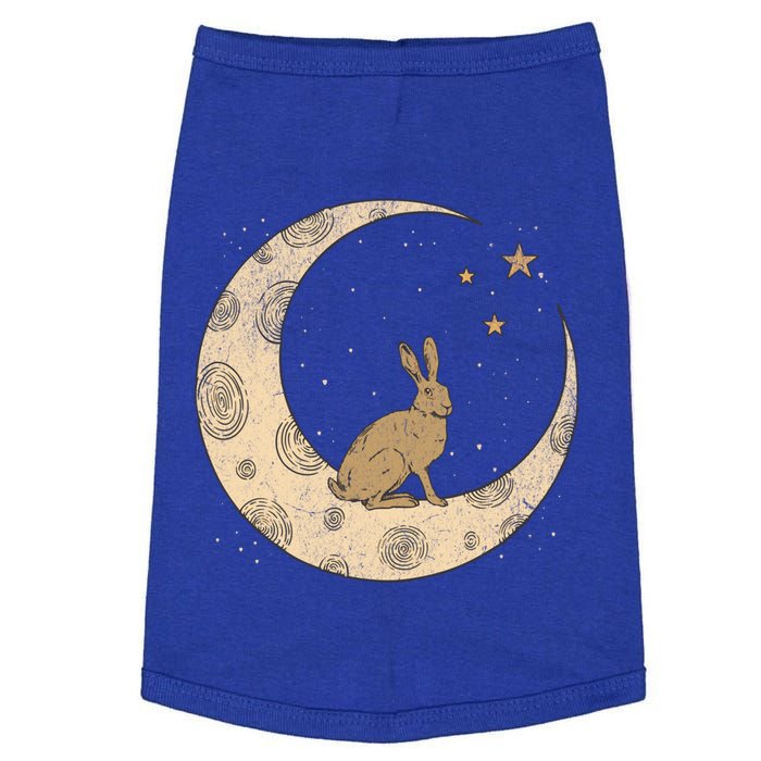 Crescent Moon Rabbit Stars Wiccan Wicca Witch Moon Phases Meaningful Gift Doggie Tank