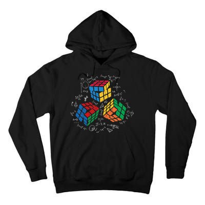 Cool Math Rubik Rubix Rubics Player Cube Math Lovers Tall Hoodie