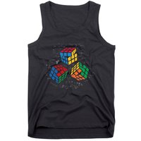 Cool Math Rubik Rubix Rubics Player Cube Math Lovers Tank Top