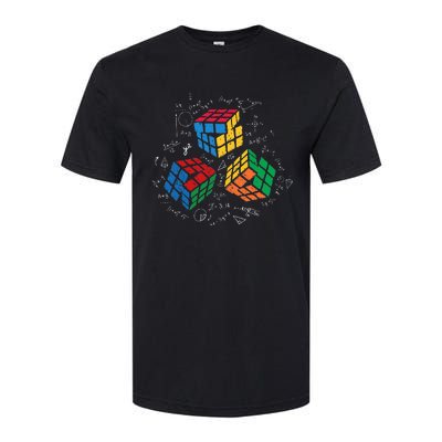 Cool Math Rubik Rubix Rubics Player Cube Math Lovers Softstyle CVC T-Shirt