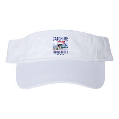 Catch Me Riding Dirty Trump Garbage Man In Trash Truck Visor
