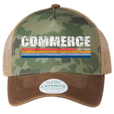 Commerce Michigan Retro Legacy Tie Dye Trucker Hat