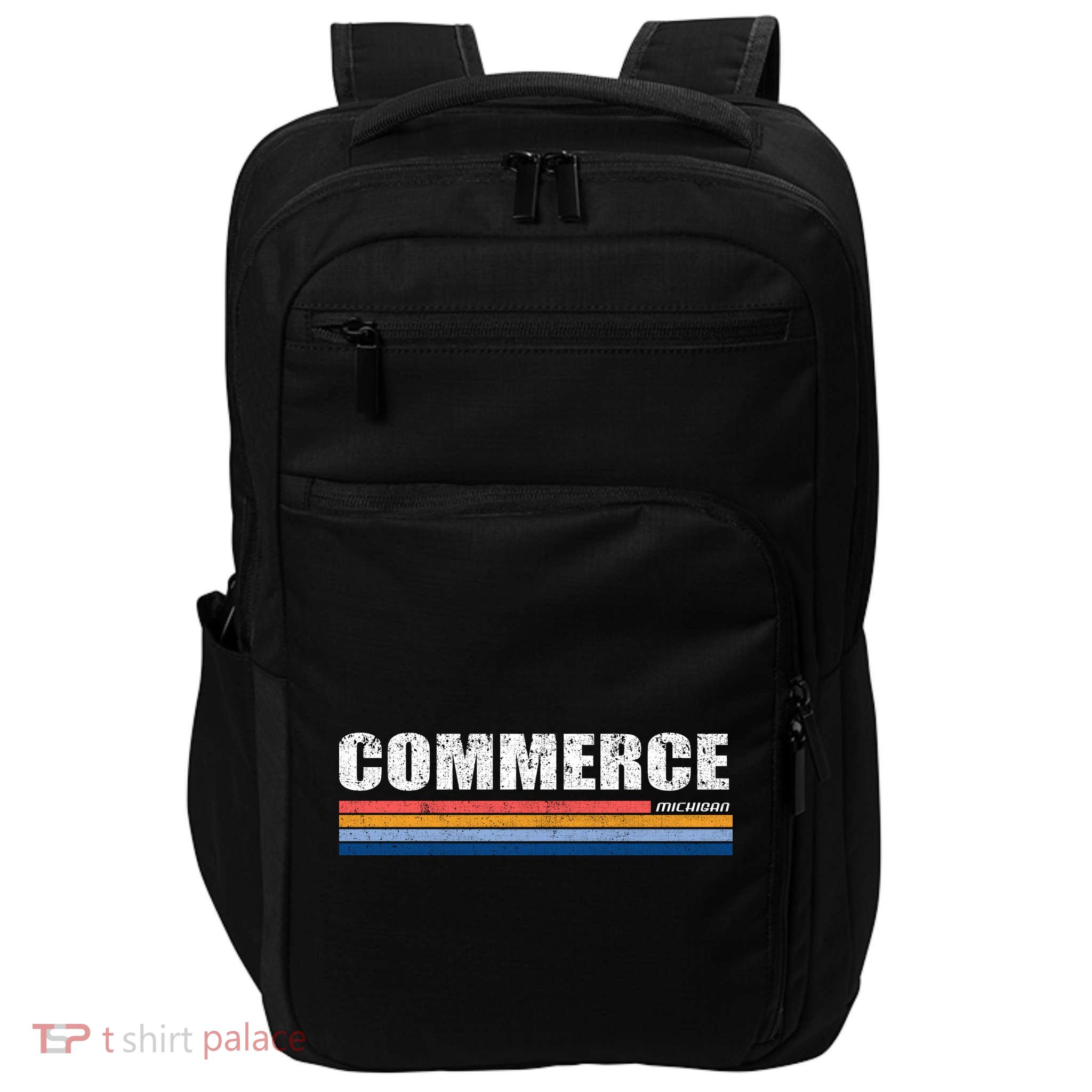 Commerce Michigan Retro Impact Tech Backpack