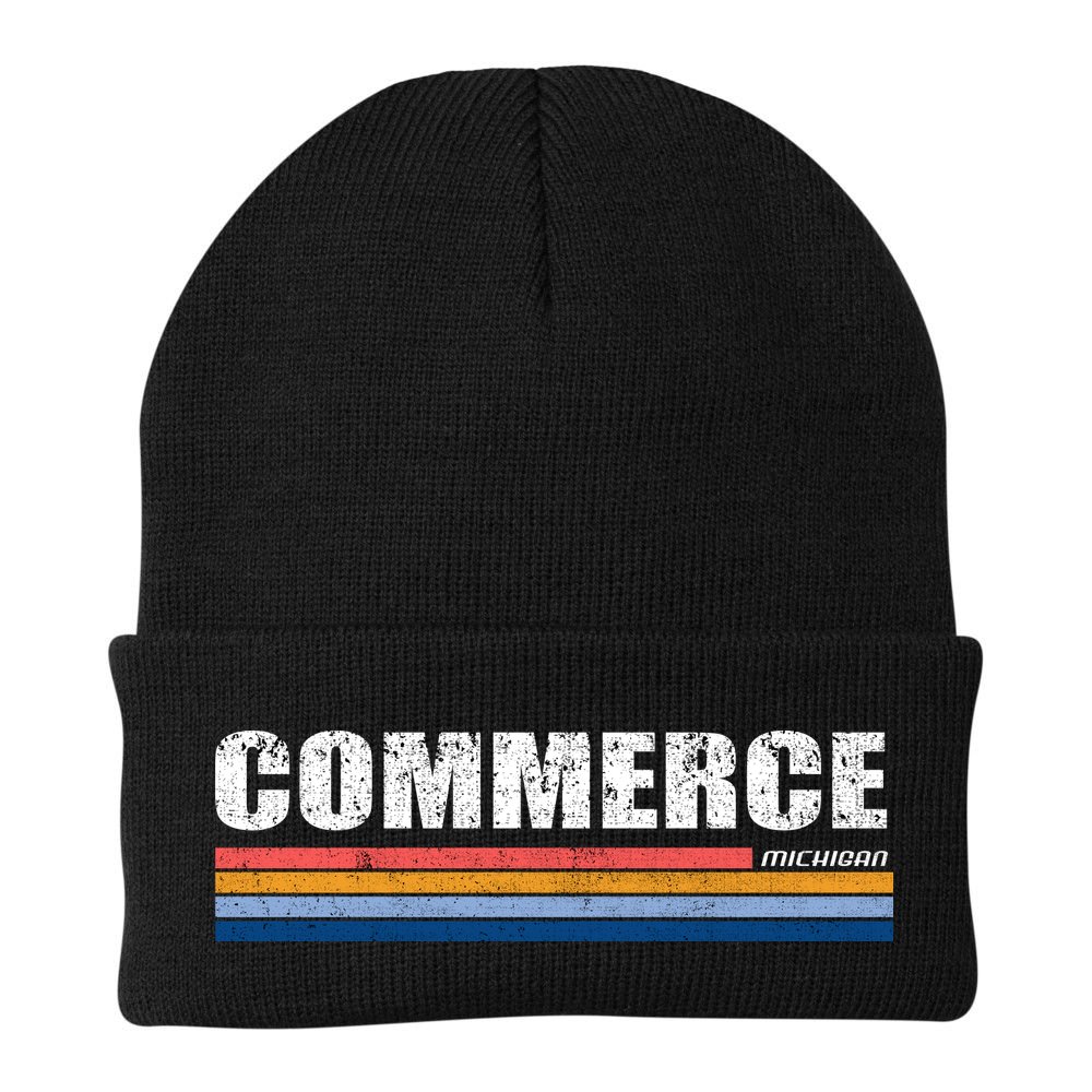 Commerce Michigan Retro Beanie