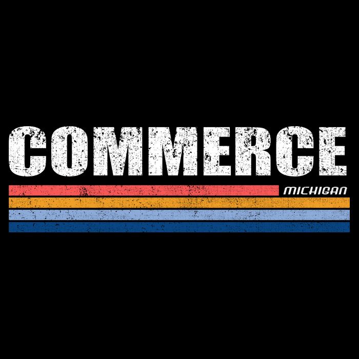 Commerce Michigan Retro Tie-Dye T-Shirt