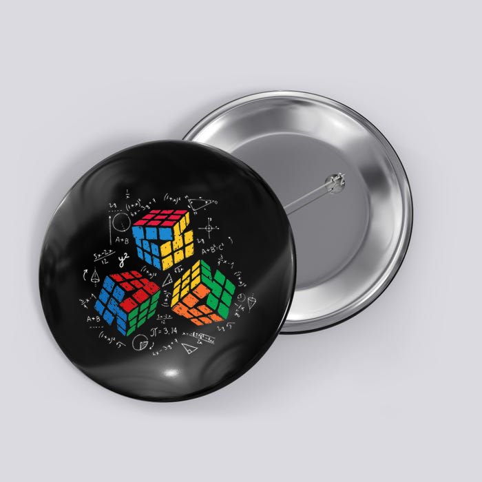 Cool Math Rubik Rubix Rubics Player Cube Math Lovers Button