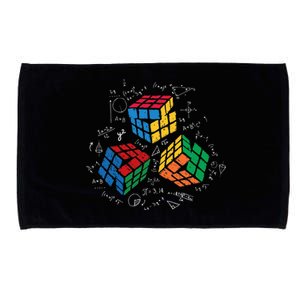 Cool Math Rubik Rubix Rubics Player Cube Math Lovers Microfiber Hand Towel