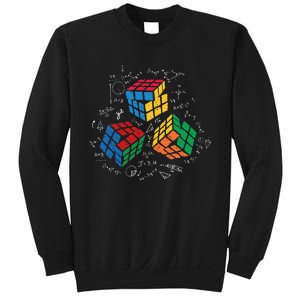 Cool Math Rubik Rubix Rubics Player Cube Math Lovers Sweatshirt