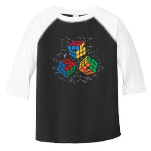 Cool Math Rubik Rubix Rubics Player Cube Math Lovers Toddler Fine Jersey T-Shirt