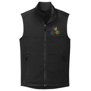 Cool Math Rubik Rubix Rubics Player Cube Math Lovers Collective Smooth Fleece Vest