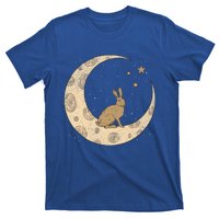 Crescent Moon Rabbit Stars Wiccan Wicca Witch Moon Phases Gift T-Shirt