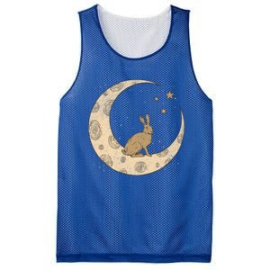 Crescent Moon Rabbit Stars Wiccan Wicca Witch Moon Phases Gift Mesh Reversible Basketball Jersey Tank