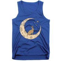 Crescent Moon Rabbit Stars Wiccan Wicca Witch Moon Phases Gift Tank Top