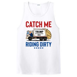 Catch Me Riding Dirty Garbage Vote Trump Truck Trump 2024 PosiCharge Competitor Tank