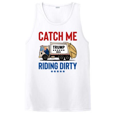 Catch Me Riding Dirty Garbage Vote Trump Truck Trump 2024 PosiCharge Competitor Tank