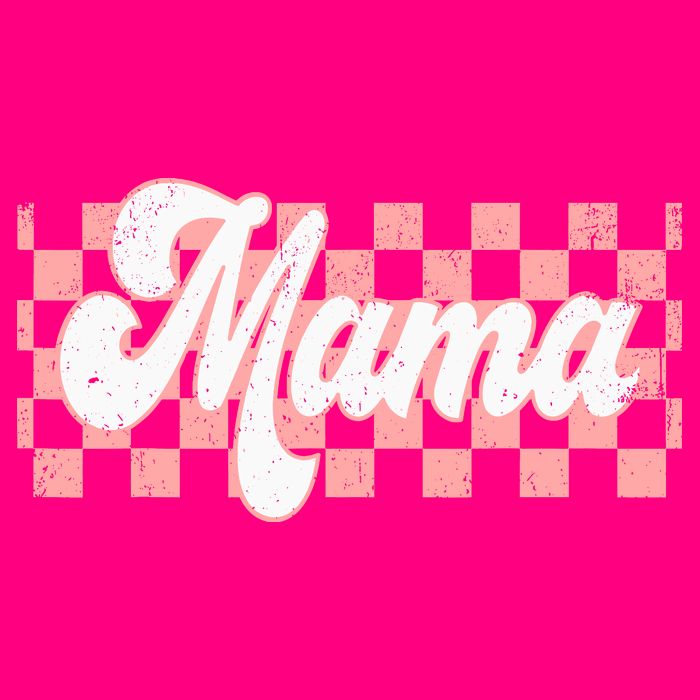 Checkered Mama Retro Mom Life Women Mothers Day New Mom Womens Tank Top