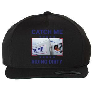 Catch Me Riding Dirty Trump Christmas 2024 Wool Snapback Cap