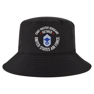 Chief Master Sergeant Retired Air Force Retirement Funny Gift Cool Comfort Performance Bucket Hat