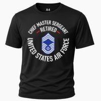 Chief Master Sergeant Retired Air Force Retirement Funny Gift Cooling Performance Crew T-Shirt