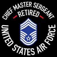 Chief Master Sergeant Retired Air Force Retirement Funny Gift Cooling Performance Crew T-Shirt
