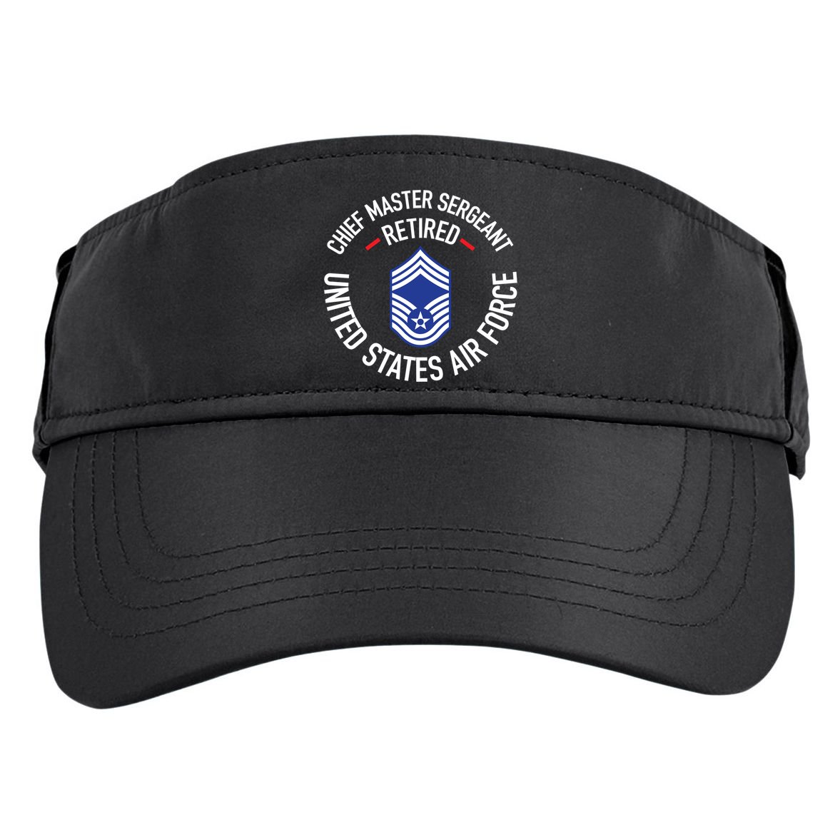 Chief Master Sergeant Retired Air Force Retirement Funny Gift Adult Drive Performance Visor