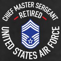 Chief Master Sergeant Retired Air Force Retirement Funny Gift Adult Drive Performance Visor