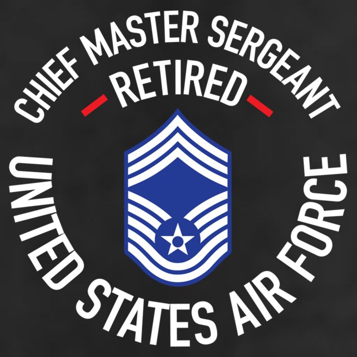 Chief Master Sergeant Retired Air Force Retirement Funny Gift Adult Drive Performance Visor