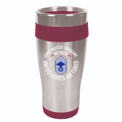 Chief Master Sergeant Retired Air Force Retirement Funny Gift 16oz Travel Tumbler