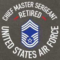 Chief Master Sergeant Retired Air Force Retirement Funny Gift Cotton Canvas Backpack