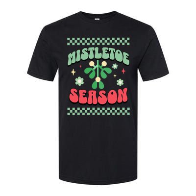 Christmas Mistletoe Season Softstyle® CVC T-Shirt