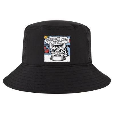 Cat Meme Sarcasm Cussing Cartoon Cat Pun Funny Inappropriate Cool Comfort Performance Bucket Hat