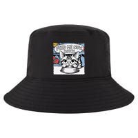 Cat Meme Sarcasm Cussing Cartoon Cat Pun Funny Inappropriate Cool Comfort Performance Bucket Hat