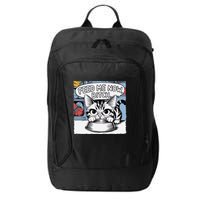Cat Meme Sarcasm Cussing Cartoon Cat Pun Funny Inappropriate City Backpack