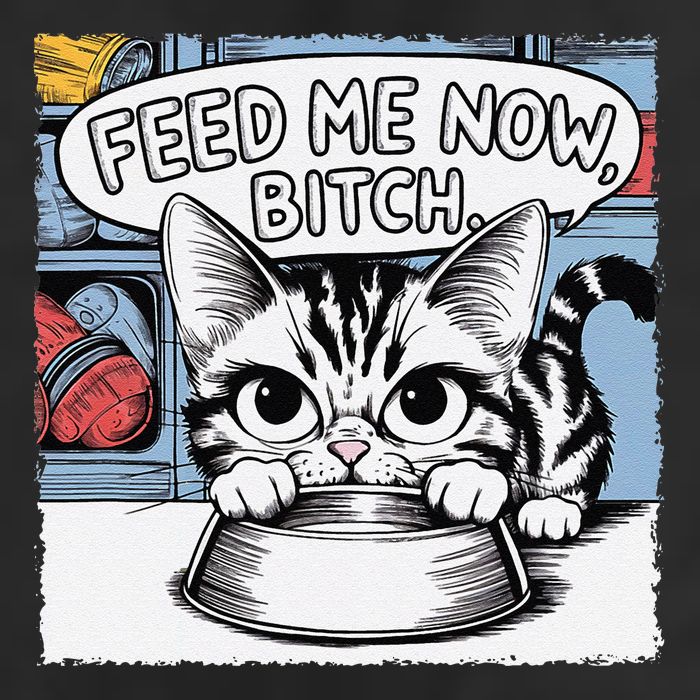 Cat Meme Sarcasm Cussing Cartoon Cat Pun Funny Inappropriate Large Microfiber Waffle Golf Towel
