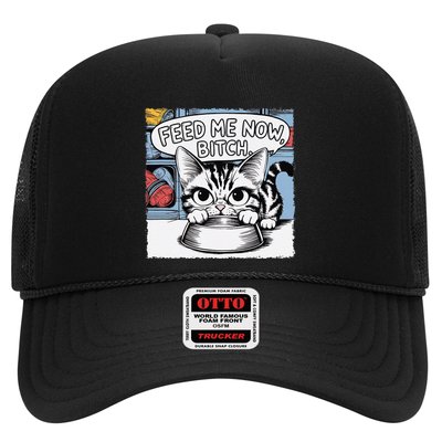 Cat Meme Sarcasm Cussing Cartoon Cat Pun Funny Inappropriate Trucker Hat