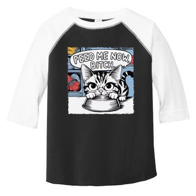 Cat Meme Sarcasm Cussing Cartoon Cat Pun Funny Inappropriate Toddler Fine Jersey T-Shirt