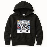 Cat Meme Sarcasm Cussing Cartoon Cat Pun Funny Inappropriate Kids Hoodie