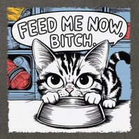 Cat Meme Sarcasm Cussing Cartoon Cat Pun Funny Inappropriate Cotton Canvas Backpack