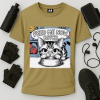 Cat Meme Sarcasm Cussing Cartoon Cat Pun Funny Inappropriate Performance Shirt