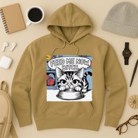 Cat Meme Sarcasm Cussing Cartoon Cat Pun Funny Inappropriate Hoodie