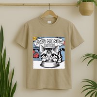 Cat Meme Sarcasm Cussing Cartoon Cat Pun Funny Inappropriate T-Shirt